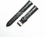 Piero Magli Curea Piero Magli neagră, mată model aligator QR 20mm - 11411101
