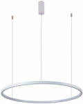 Italux Lustra moderna alba suspendata rotunda cu led Vinola d60 (PND-56135B-060RPP-WH-3KS4K-TRDIMM)