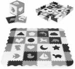 ECOTOYS Grey Puzzle habszivacs kirakós játék szőnyeg 151 x 151 cm