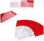 H-DRIVE 10DB-os Fényvisszaverõ csík piros/fehér (4601)