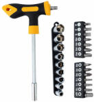 H-DRIVE T24 Csavarhúzó, adapter CM86190, 13 bit és 9 aljzat mellékelve (86190)