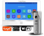 Veria SET VERIA 8277B-W fehér videotelefon VERIA 831 bemeneti állomás a VERIA 2-WIRE sorozatból (S-8277B-W-831)