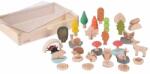 TickiT Set de 37 figurine din lemn pentru activitati educative Padurea (TIK73552) - babyneeds Figurina