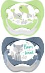 Nip Suzete din cauciuc NIP - Family, Seal și Fox, 0-6 m, 2 buc (34000821310001)
