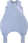 Bio Baby Sac de dormit Bio Baby cu picioare - Bumbac organic, 2.5 Tog, 70 cm, 6-12 m, albastru (97223664)