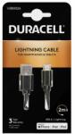 Duracell Cablu USB la Lightning Duracell 2m (negru) (USB5022A)