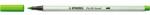 STABILO "Pen 68 brush", pensulă cu perie verde salcie (568/43)