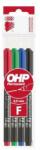 ICO OHP F 4 buc. marker permanent de culoare mixtă 0, 5mm (9070024000)