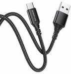 BOROFONE Cablu Date si Incarcare USB la MicroUSB Borofone BX54 Ultra bright, 1 m, 2.4A, Negru (BX54MICROB)