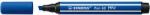 STABILO Ascuțitoare de creioane din oțel inoxidabil, 1-5 mm, vârf tăiat, STABILO "Pen 68 MAX", albastru ultramarin (768/32)