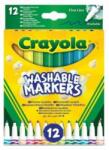 Crayola subțire cu vârful subțire lavabil cu vârf de pâslă 12 bucăți (58-6671)