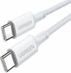 UGREEN Cablu de încărcare rapidă de la USB-C la USB-C UGREEN 15266 0, 5 m (alb) (15266)
