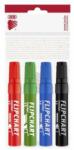 ICO Flipchart marker pe bază de apă 3mm, rotund Artip11, 4 culori (9580016000)