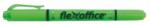 FlexOffice Evidențiator, 1, 0/4, 0 mm, cu două capete, FLEXOFFICE "HL01", verde (FO-HL01GR)