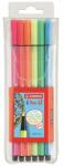 STABILO Set de gumă de șters de 1 mm de rugină, STABILO "Pen 68", 6 culori neon (6806-1)