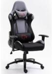 Furniture 4 Gamers Scaun Dark Gamer cu pernă pentru gât și talie #black-grey (F4GFG38DG/F)