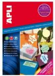 APLI APLI, 210x297 mm, color, verde pastel, etichetă (20 de etichete per pachet) (11847)
