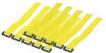 Logilink vezeték kötegelő tépőzárral 300 * 20 mm (10db) sárga (KAB0015) (KAB0015) (KAB0015)