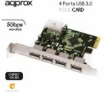 Approx Aproximativ APPPCIE4P 4port USB3.0/PCI-E Card APPPCIE4P (APPPCIE4P)