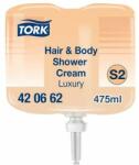 Tork Săpun lichid TORK, 475 ml, sistem S2, TORK "Mini Luxury", pentru duș și spălarea părului (420662)
