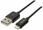 LogiLink Cablu Logilink USB la Lightning, culoare neagră, 0, 18 m (UA0240) (UA0240)