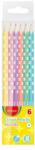 Keyroad Set de creioane colorate triunghiulare Keyroad Pastel 6 clf. culoare pastel (KR971871)