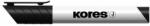 Kores Marker pentru tablă și flipchart, 1-3 mm, conic, KORES K-Marker, negru (20830)