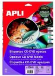 APLI Etichetă APLI CD/DVD, A4, acoperire completă, mată 50 bucăți (LCA10808) (10808/10601)