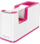 Leitz "Wow", distribuitor de bandă adezivă de masă roz cu umplutură "Wow (53641023)