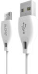 Dudao cable micro USB cable 2.4A 1m white (L4M 1m white) (6970379614686)