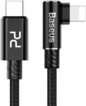 Baseus MVP Elbow USB Type C Power Delivery / Lightning PD 18W 1m Black (6953156297807)