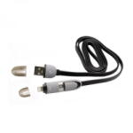 SBOX USB->Micro USB+IPH. 5 M/M 1M black 2IN1B (T-MLX35534) - 24mag