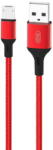 XO Cable USB to Micro USB XO NB143, 2m (red) (30049) - 24mag