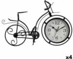 Gift Decor Stolní hodiny Bicicletă Negru Metal 33 x 22, 5 x 4, 2 cm (4 Unități)