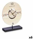 Gift Decor Stolní hodiny Mingi Negru Metal Lemn MDF 20, 5 x 26, 5 x 7 cm (6 Unități)