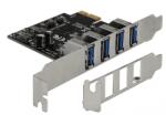Delock 4x USB 3.0 bővítő kártya PCI-E (90304) (90304)