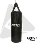AktivSport Boxzsák Aktivsport hevederes 80x30 cm fekete (0544) - aktivsport