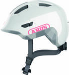 ABUS kerékpáros gyerek sisak Smiley 3.0 ACE LED, In-Mold, shiny white, M (50-55 cm)