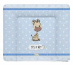  Babastar puha pelenkázó lap 85*75 cm - It's a boy ! zsiráf kék - babastar