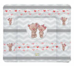  Babastar puha pelenkázó lap 85*75 cm - Macipár szürke