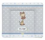  Babastar puha pelenkázó lap 85*75 cm - It's a boy ! zsiráf szürke