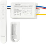 Ultralux 4 csatornás RF távirányítós kapcsoló, vezeték nélküli szett, 240V AC, 30 méter, SCRF4 (SCRF4)