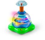 Bright Starts Zenélő, világító játék Press & Glow Spinner 6hó+ - zoldbaba