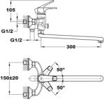 MOFÉM Junior Evo KMT Fali zuhanyszett nélkül (155007000)