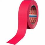 tesa Banda adeziva textila roz fluorescent, 25m x 25mm, Tesa 4671