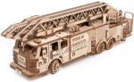 EWA Puzzle 3D, Masina de pompieri, EWA, lemn, 439 piese