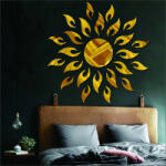 MyStyle Set Oglinzi Design 3D GOLD SUN MyStyle® - Oglinzi Decorative Acrilice Luxury Home 27 buc/set