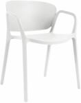 Kave Home Fehér műanyag kerti szék Kave Home Ania (LF-CC6094S05)