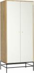 Woodman Fehér tölgyfa szekrény Woodman Mia fém talppal 80x55 cm (208475108132)