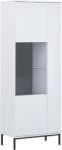 MICADONI Fehér lakkozott vitrin MICADONI QUERY 190 x 70 cm (MIC_GC_190X70_F1_QUERY2)